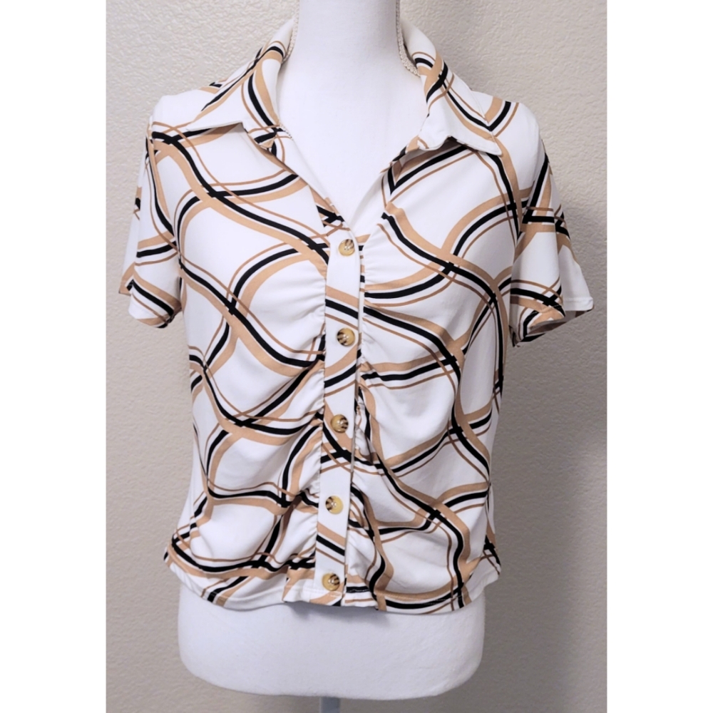 soft patterned tee SZ XL juniors
